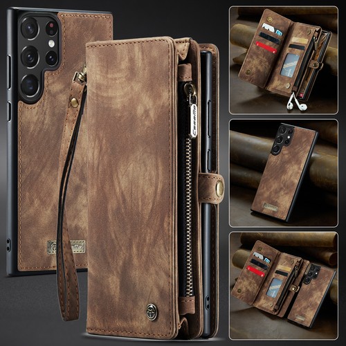 Leather detachable wallet case - leather,