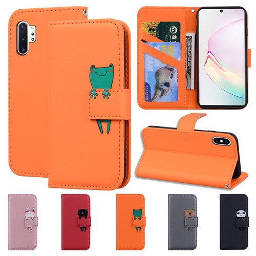 Cute leather flip - leather, wallet